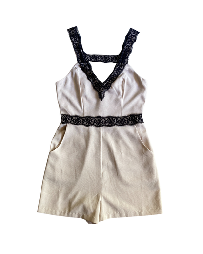Enterizo Beige corto Fogarate